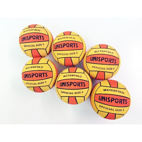 Lot de 50 ballons Water polo competition bicolore taille 4